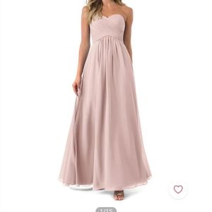 Azazie Milagros bridesmaid dress size 8 Dusty Rose